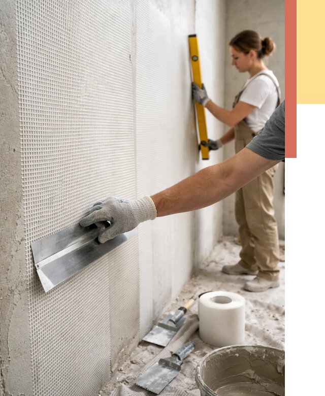 Армирование стен стеклосеткой в Черняховске от 3354 руб. под ключ | ОТДЕЛОЧНИК-Чрх