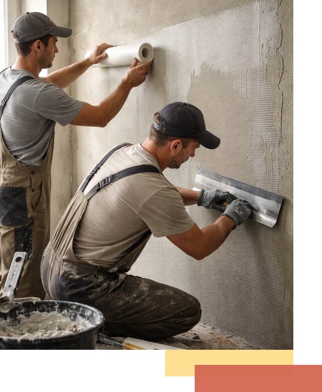 Армирование стен стеклосеткой в Черняховске для прочной отделки