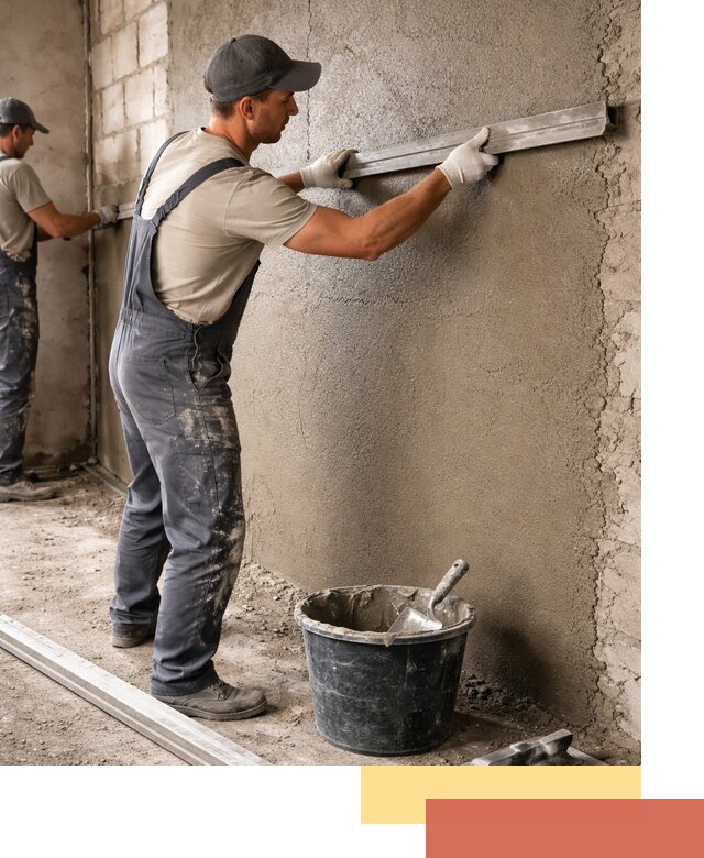 Штукатурка стен цементно-песчаная в Черняховске профессионально