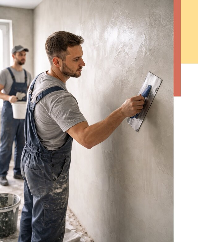 Глянцевание штукатурки стен в Черняховске от 7860 руб. — услуги и затирка | ОТДЕЛОЧНИК-Чрх