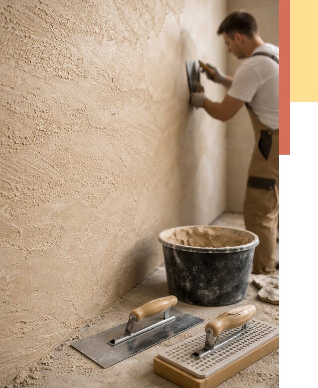 Декоративная штукатурка травертин в Черняховске от 1886 руб/м2 — качественно и недорого | ОТДЕЛОЧНИК-Чрх