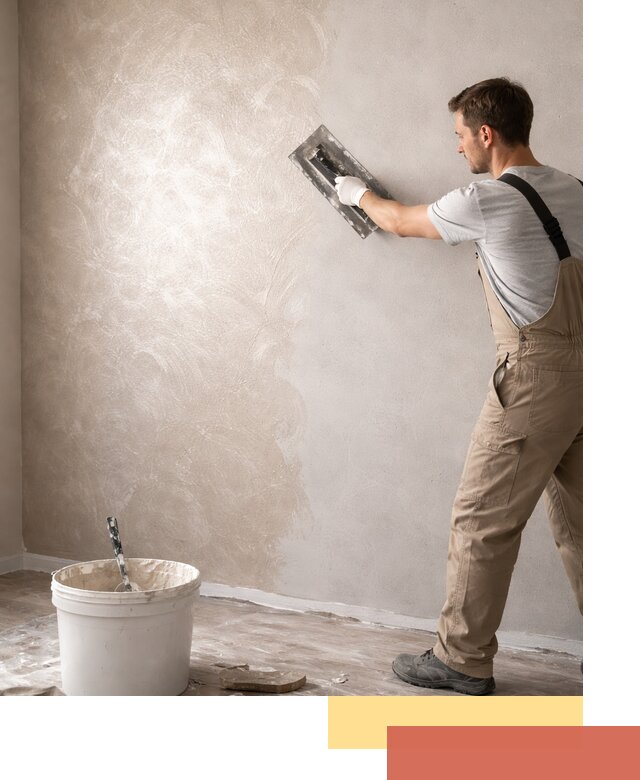 Декоративная штукатурка «Мокрый шелк» под ключ в Черняховске