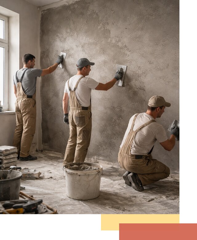 Декоративная штукатурка под бетон в Черняховске для стен и потолков