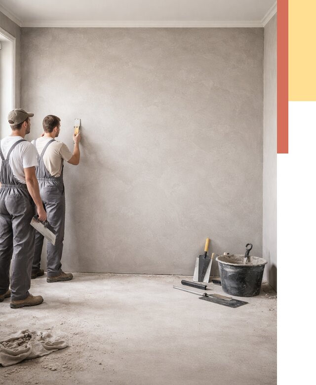 Микробетон на стены в Черняховске от 1310 руб. — нанесение и отделка | ОТДЕЛОЧНИК-Чрх