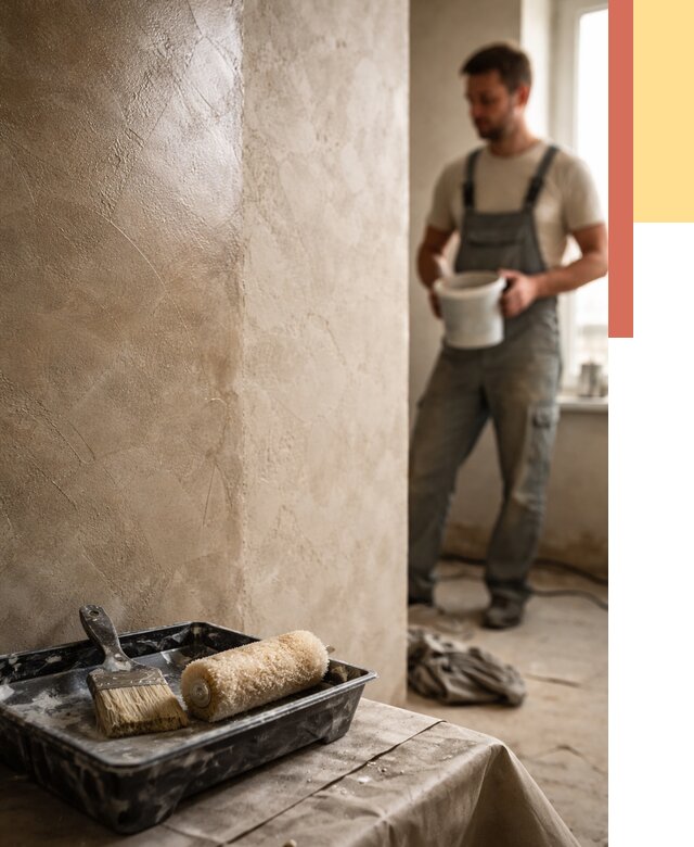 Нанесение воска на штукатурку в Черняховске от 3668 руб. | Услуги ОТДЕЛОЧНИК-Чрх