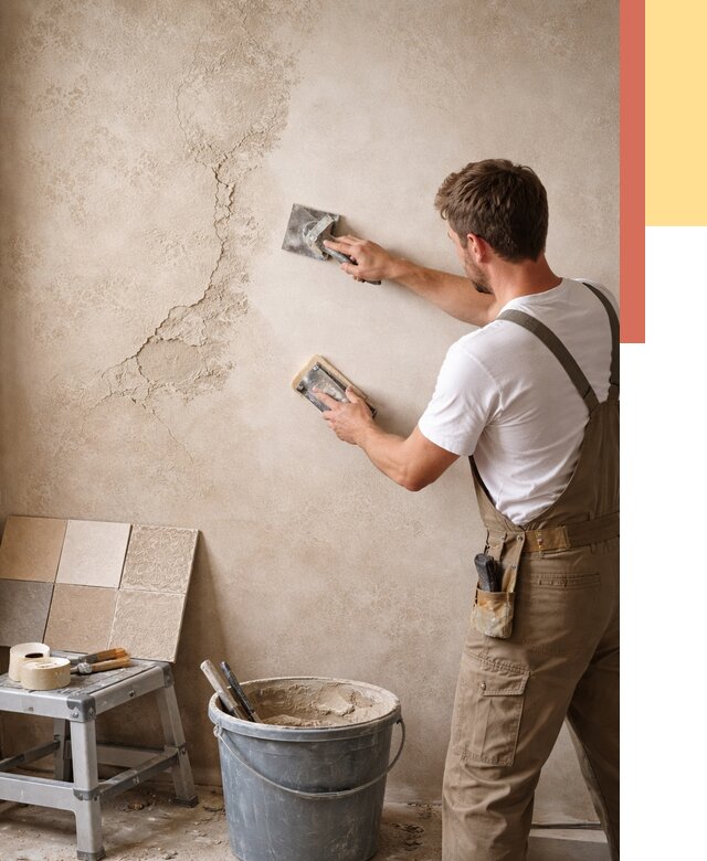 Ремонт декоративной штукатурки в Черняховске от 4716 руб. под ключ | ОТДЕЛОЧНИК-Чрх