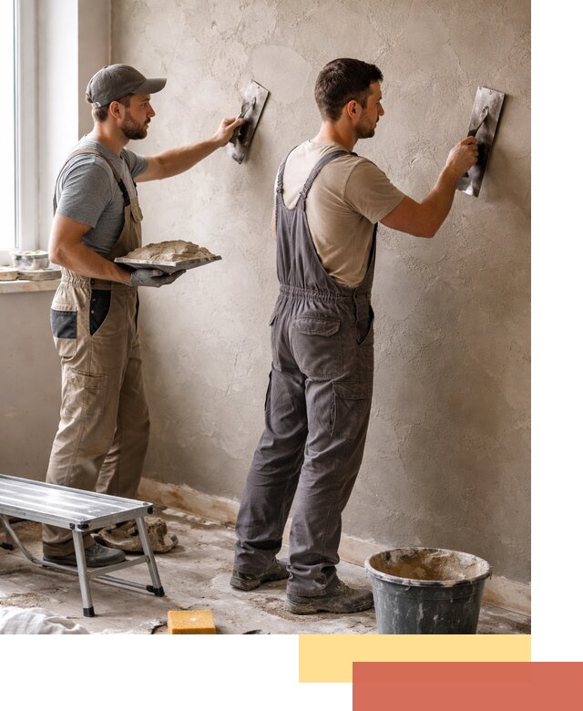 Ремонт декоративной штукатурки и восстановление фактуры в Черняховске