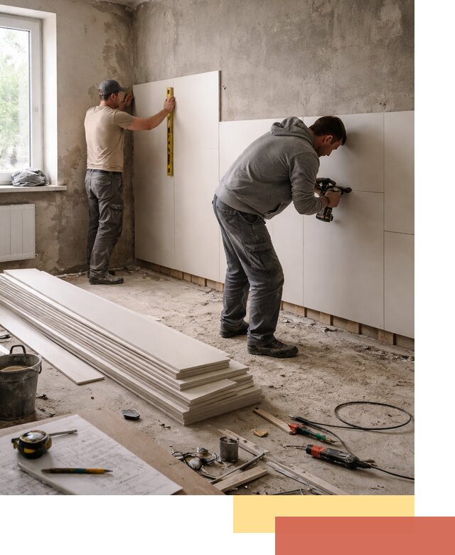 Монтаж ПВХ панелей на стены в Черняховске качественно и быстро