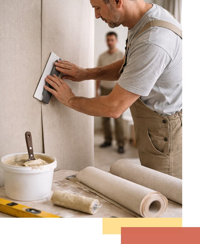 Поклейка текстильных обоев в Черняховске профессионально и аккуратно