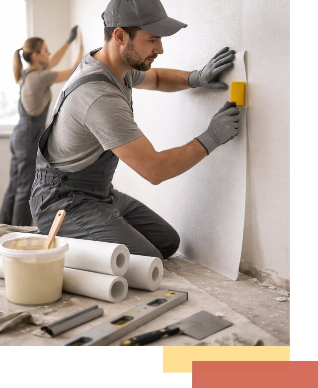 Поклейка стеклообоев профессионально в Черняховске