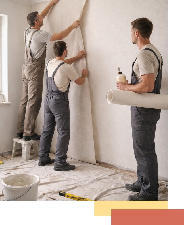 Оклейка стен обоями в Черняховске — качественно и профессионально