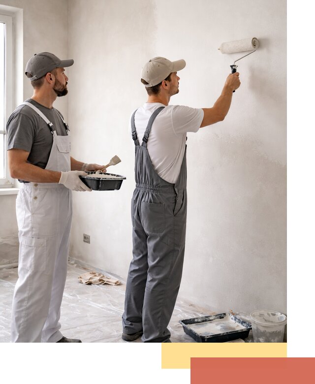 Покраска стен водоэмульсионной краской в Черняховске