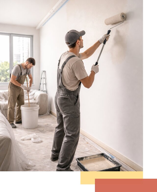 Покраска стен в офисе в Черняховске — быстрый и качественный ремонт