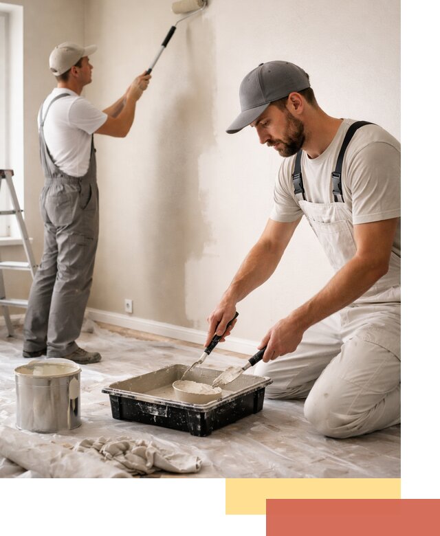 Покраска стен в квартире в Черняховске — профессионально и аккуратно