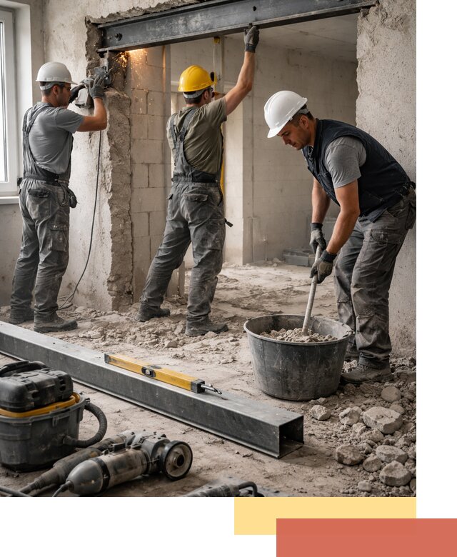 Создание проемов в стенах и несущих конструкциях в Черняховске