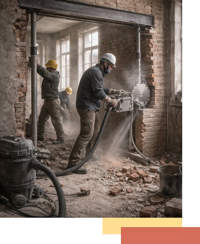 Прорезка проема в стене под дверной или оконный проем в Черняховске