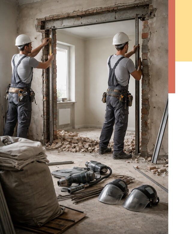 Расширение дверного проема в Черняховске от 13100 руб. под ключ | ОТДЕЛОЧНИК-Чрх