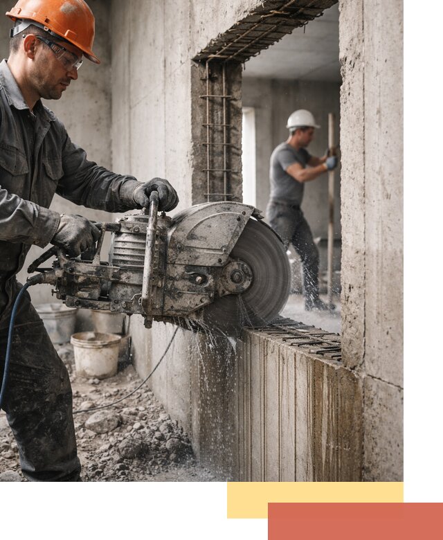 Алмазная резка проемов в Черняховске быстро и точно