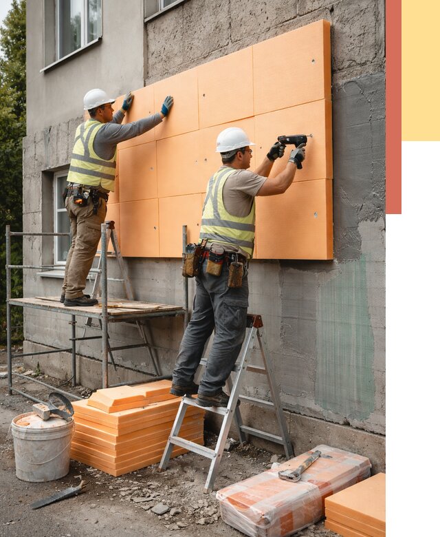 Утепление стен пеноплексом в Черняховске от 1939 руб./м2 — быстро и недорого | ОТДЕЛОЧНИК-Чрх