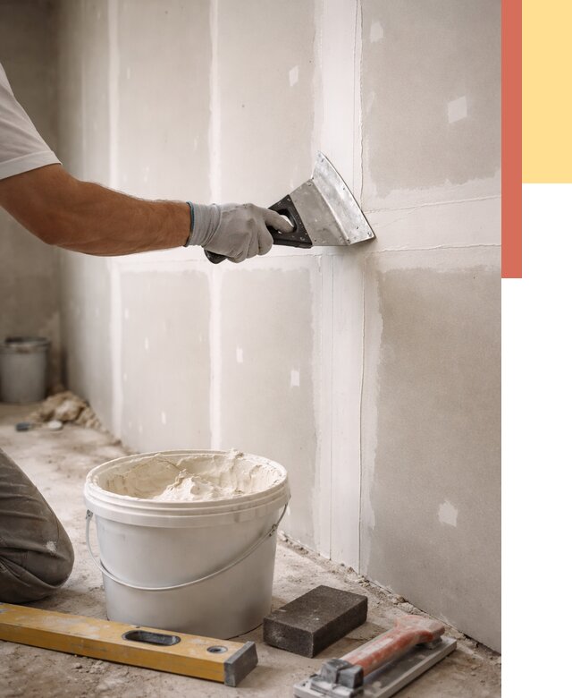 Шпаклевка перегородок из гипсокартона в Черняховске от 2620 руб. — услуги ОТДЕЛОЧНИК-Чрх