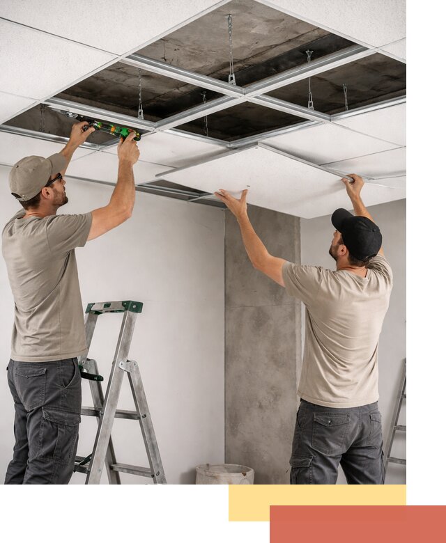 Монтаж потолка Армстронг под ключ в Черняховске