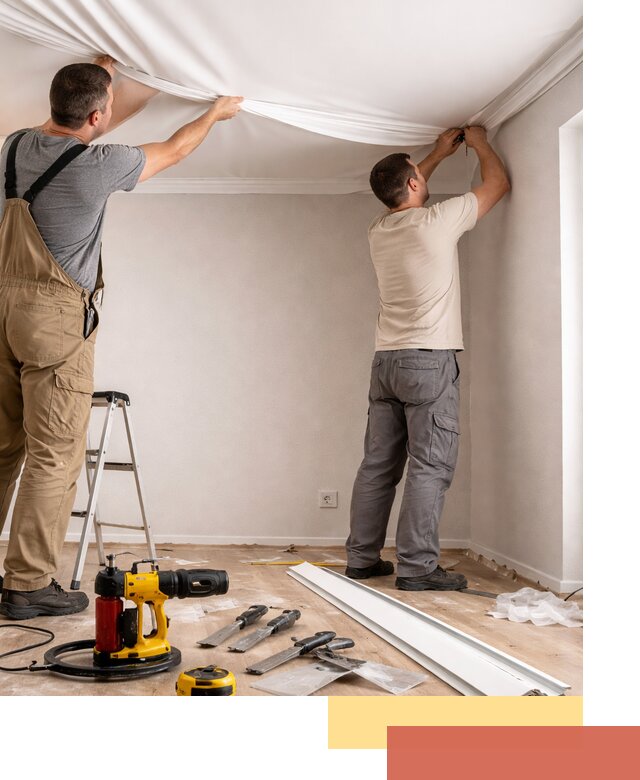 Монтаж ПВХ натяжного потолка в Черняховске качественно и быстро