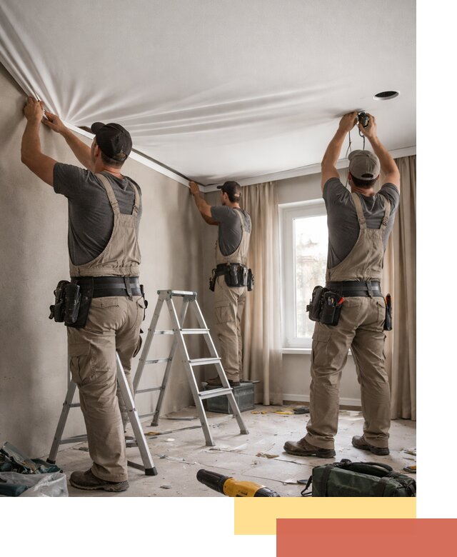 Монтаж матового натяжного потолка в Черняховске качественно и быстро