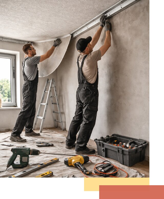 Монтаж фактурного натяжного потолка в Черняховске качественно и быстро