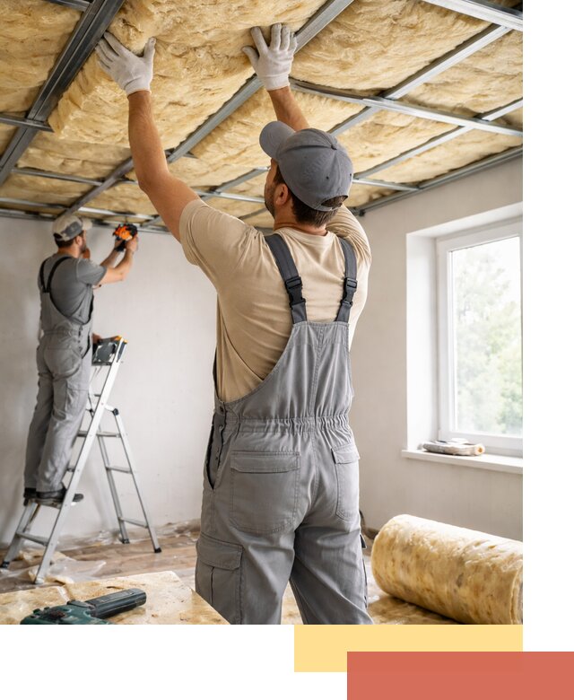 Утепление потолка под ключ в Черняховске качественно и быстро