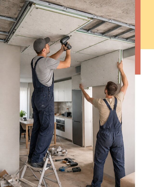 Шумоизоляция потолка панелями зипс в Черняховске от 1939 руб. под ключ | ОТДЕЛОЧНИК-Чрх